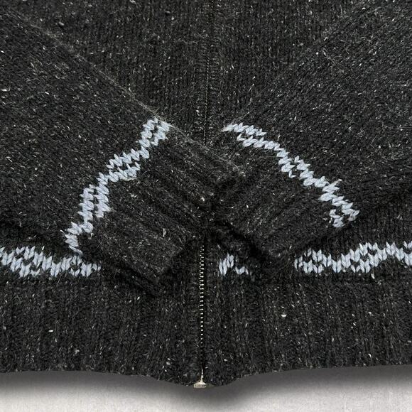 ★ Route 66 (Women’s) Charcoal Gray Cozy Full-Zip Knit Cardigan ★ - Picture 2 of 6